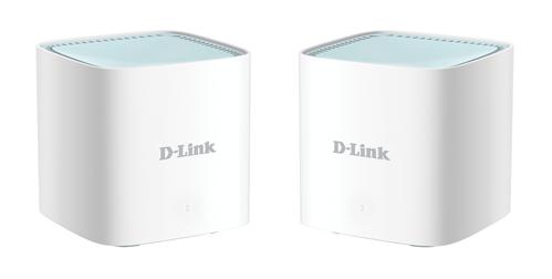 D-LINK EAGLE PRO AI M15 - Wi-Fi system (2 routers) - up to 370 sq.m - mesh - GigE - 802.11a/ b/ g/ n/ ac/ ax - Dual Band (M15-2)