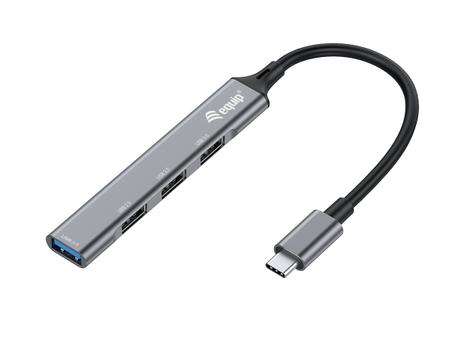 EQUIP 4-Port Usb 3.0/2.0 Hub, Usb-C (128961)