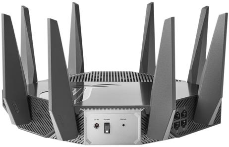 ASUS ROG Rapture GT-AXE11000 AX6000 Wi-Fi 6E-Router,  4x LAN, Dual 2.5GbE (90IG06E0-MO1R00)