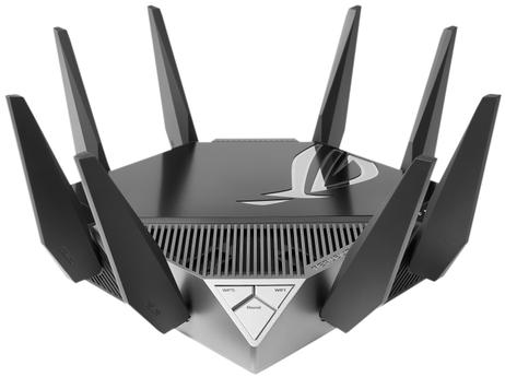 ASUS ROG Rapture GT-AXE11000 AX6000 Wi-Fi 6E-Router,  4x LAN, Dual 2.5GbE (90IG06E0-MO1R00)