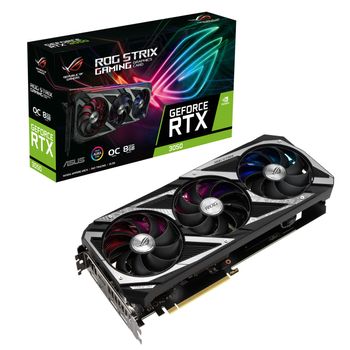 ASUS GeForce RTX 3050 8GB GDDR6 ROG STRIX OC GAMING (LHR) (90YV0HI1-M0NA00)
