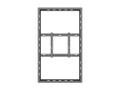 MULTIBRACKETS M Pro Series - Enclosure 55" Wall Medium Black (7350105211188)