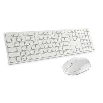 DELL Pro KM5221W - tastatur- og mussett - QWERTY - US International - hvit (KM5221W-WH-INT)
