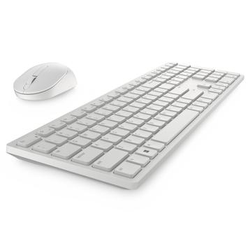 DELL Pro KM5221W - tastatur- og mussett - QWERTY - US International - hvit (KM5221W-WH-INT)