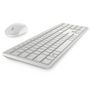 DELL Pro Wireless Keyboard and Mouse - KM5221W - US International (QWERTY) - White US (KM5221W-WH-INT)