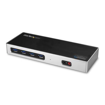 StarTech Dual 4K Docking Station - USB C and A (3.0) - Dual Monitor DisplayPort + HDMI Dock for Mac & Windows Laptops (DK30A2DH) - Dokkingstasjon - USB-C / Thunderbolt 3 - 2 x HDMI - GigE - for P/N: ARMBARDUO,  (DK30A2DH)