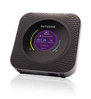 NETGEAR Nighthawk MR1100-100EUS Mobiler Hotspo Dual Band 4G/LTE 1GBit/s Download 150Mbit/s Upload WLAN (MR1100-100EUS)