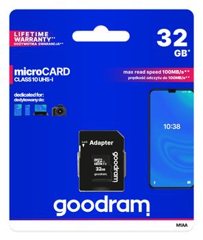GOODRAM M1Aa 32 Gb Microsdhc Uhs-I  (M1AA-0320R12)