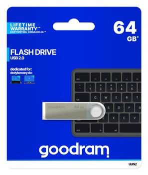 GOODRAM Uun2 Usb Flash Drive 64 Gb (UUN2-0640S0R11)