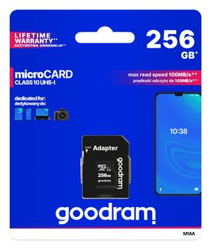 GOODRAM M1Aa 256 Gb Microsdxc Uhs-I  (M1AA-2560R12)