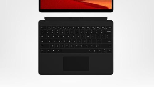MICROSOFT t Surface Pro Keyboard - Keyboard - with trackpad - backlit - QWERTY - UK - black - commercial - for Surface Pro 8, Pro X (QJX-00003)