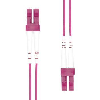 GARBOT FO Cable 50/125µ. OM4. LC/LC-PC. Violet 0.5m (B-01-50405)