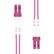 GARBOT FO Cable 50/125µ. OM4. LC/LC-PC. Violet 0.5m