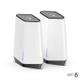 NETGEAR Orbi Pro SXK80 - Wi-Fi system (router, extender) - mesh - GigE, 2.5 GigE - 802.11a/ b/ g/ n/ ac/ ax - Tri-Band - wall-mountable,  ceiling-mountable
