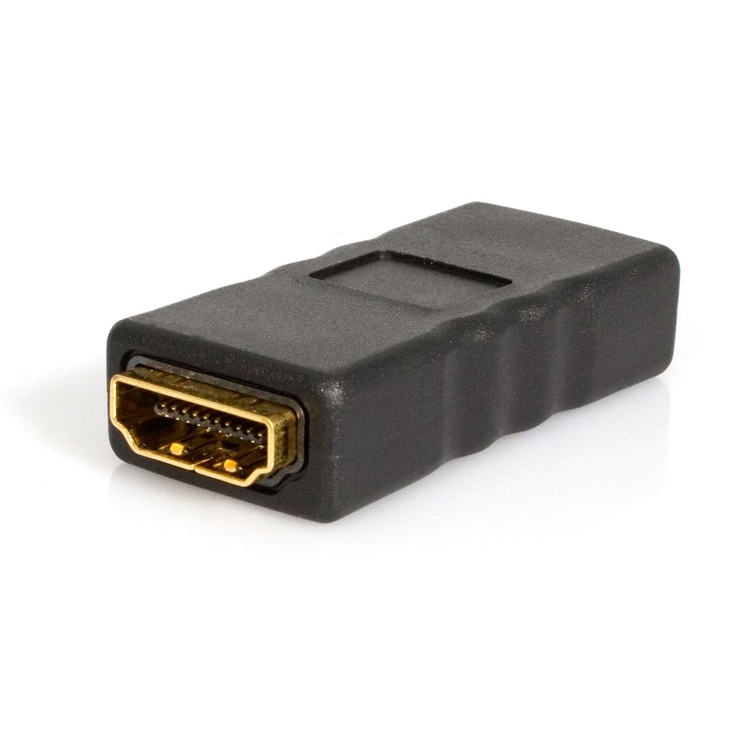 StarTech - HDMI to HDMI Adapter, High Speed HDMI to HDMI Connector, 4K 30Hz HDMI to HDMI Coupler, HDMI to HDMI Converter - HDMI Female to HDMI Female Adapter - HDMI-kobler
