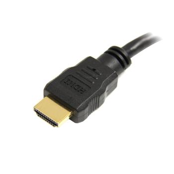 STARTECH StarTech.com 6 in HDMI Extension Cable, Short HDMI Cable Male to Female, 4K HDMI Cable Extender, 4K 30Hz UHD HDMI Port Saver M/F, High Speed HDMI 1.4, 10.2Gbps Bandwidth,  30AWG, Black - HDMI Dongle Ex (HDMIEXTAA6IN)