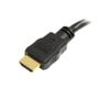 STARTECH StarTech.com 6 in HDMI Extension Cable, Short HDMI Cable Male to Female, 4K HDMI Cable Extender, 4K 30Hz UHD HDMI Port Saver M/F, High Speed HDMI 1.4, 10.2Gbps Bandwidth,  30AWG, Black - HDMI Dongle Ex (HDMIEXTAA6IN)
