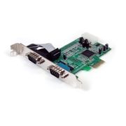 STARTECH 2 Port Native PCI Express RS232 Serial Adapter Card with 16550 UART	