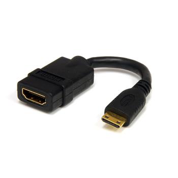 STARTECH 12cm High Speed HDMI Adapter Cable - HDMI to HDMI Mini- F/M (HDACFM5IN)