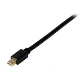 StarTech 3 ft Mini DisplayPort to VGA Adapter Cable - mDP to VGA Video Converter - Mini DP to VGA Cable for Mac / PC 1920x1200 - Black (MDP2VGAMM3B) - videokonverter - svart (MDP2VGAMM3B)
