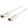 STARTECH 7m White CL3 In-wall High Speed HDMI Cable ? HDMI to HDMI - M/M (HD3MM7MW)