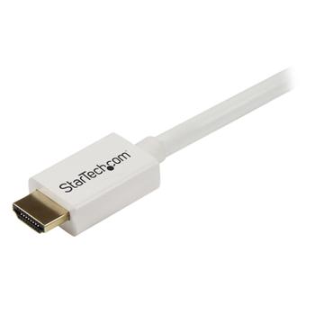 STARTECH 5M HIGH SPEED HDMI TO HDMI IN WALL CL3 RATED CABLE WHITE CABL (HD3MM5MW)