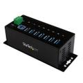 RUGGED METAL 7PORT USB 3.0 HUB DIN RAIL M WALL MOUNTABLE HUB PERP