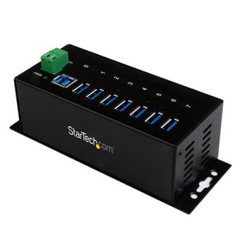 STARTECH RUGGED METAL 7PORT USB 3.0 HUB DIN RAIL M WALL MOUNTABLE HUB PERP (ST7300USBME)