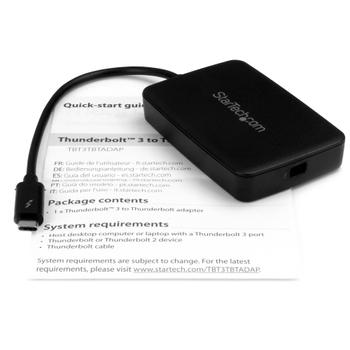STARTECH Thunderbolt 3 to Thunderbolt Adapter - Windows and Mac (TBT3TBTADAP)