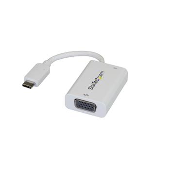 STARTECH USB-C TO VGA WITH PD - POWER DELIVERY - USB C VGA ADAPTER CABL (CDP2VGAUCPW)