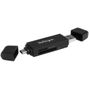 STARTECH StarTech.com USB Speicherkartenlesegerät - USB 3.0 SD Kartenleser - Kompakt - 5Gbit/s - USB Kartenleser - MicroSD USB Adapter (SDMSDRWU3AC) - Kartenleser (MMC, SD, microSD, SDHC, microSDHC,  SDXC, micr (SDMSDRWU3AC)