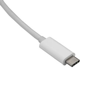 STARTECH USB C to HDMI Cable - 2m - White - 4K at 60Hz - Computer Monitor Cable - USB C Cable - USB Type C to HDMI Cable IN (CDP2HD2MWNL)