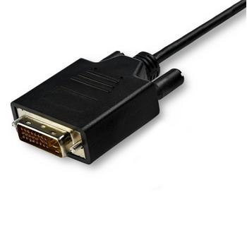 STARTECH 3M / 10FT USB-C TO DVI CABLE 1920 X 1200 - BLACK CABL (CDP2DVI3MBNL)