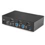 STARTECH 2 PORT DISPLAYPORT KVM SWITCH 4K60HZ - USB 3.0 HUB - TAA COMP  IN PERP (SV231DPU34K)