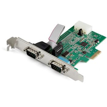 STARTECH 2 PORT PCI-E RS232 SERIAL CARD 16950 UART CARD (PEX2S953)
