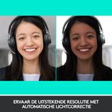 Logitech BRIO STREAM - 4K HDR webkamera med Windows Hello-støtte (960-001194)