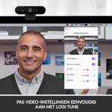 Logitech BRIO STREAM - 4K HDR webkamera med Windows Hello-støtte (960-001194)