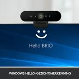 Logitech BRIO STREAM - 4K HDR webkamera med Windows Hello-støtte (960-001194)