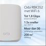 NETGEAR Orbi RBK352 - Wi-Fi system (router, extender) - up to 2,500 sq.ft - mesh - GigE - 802.11a/ b/ g/ n/ ac/ ax - Dual Band (RBK352-100EUS)