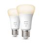 PHILIPS Hue White A60 E27 806 Lumen - 2-pakning