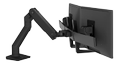 ERGOTRON HX DESK DUAL MONITOR ARM MBK   ACCS