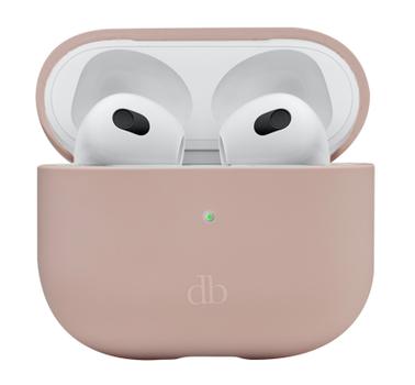 DBRAMANTE1928 8 Costa Rica - Case for wireless earphones - recycled plastic, silicone - pink sand - for Apple AirPods (3rd generation) (CRAPPISA1461)