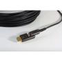 Kindermann HDMI hybridi (AOC) 4K60 kaapeli, irrotettava HDMI liitin - 30 m (5809006130)