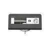 Kindermann CablePort desk²80 - 4-slot RAL 7015 - 1 sähkö, 1 tupla USB lataus (7430000371)