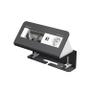 Kindermann CablePort desk² - 4-slot RAL 7015 - 1 sähkö, 1 tupla USB lataus (7430000171)