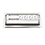 Kindermann CablePort standard² - 6-slot teräs - 4 sähkö (7492000064)