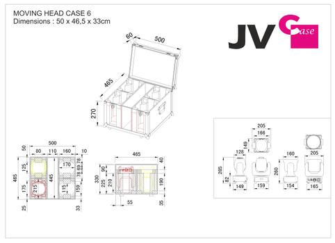 JV Case MOVING HEAD CASE 6 (B03296)