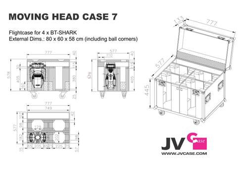 JV Case MOVING HEAD CASE 7 (B03299)
