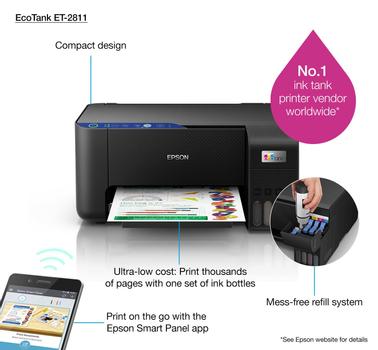 EPSON Ecotank Et-2811 Inkjet A4  (C11CJ67404)