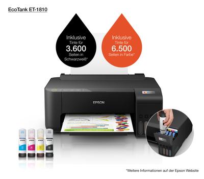 EPSON ET-1810 EcoTank color SFP 33ppm mono 15ppm color (C11CJ71401)